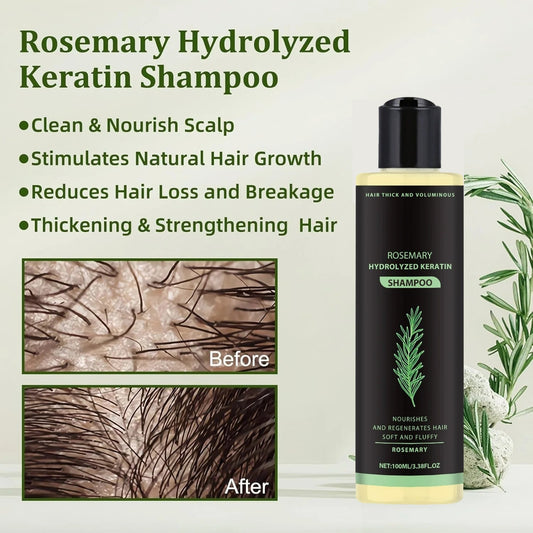 🌱 Organic Rosemary Hair Growth Shampoo