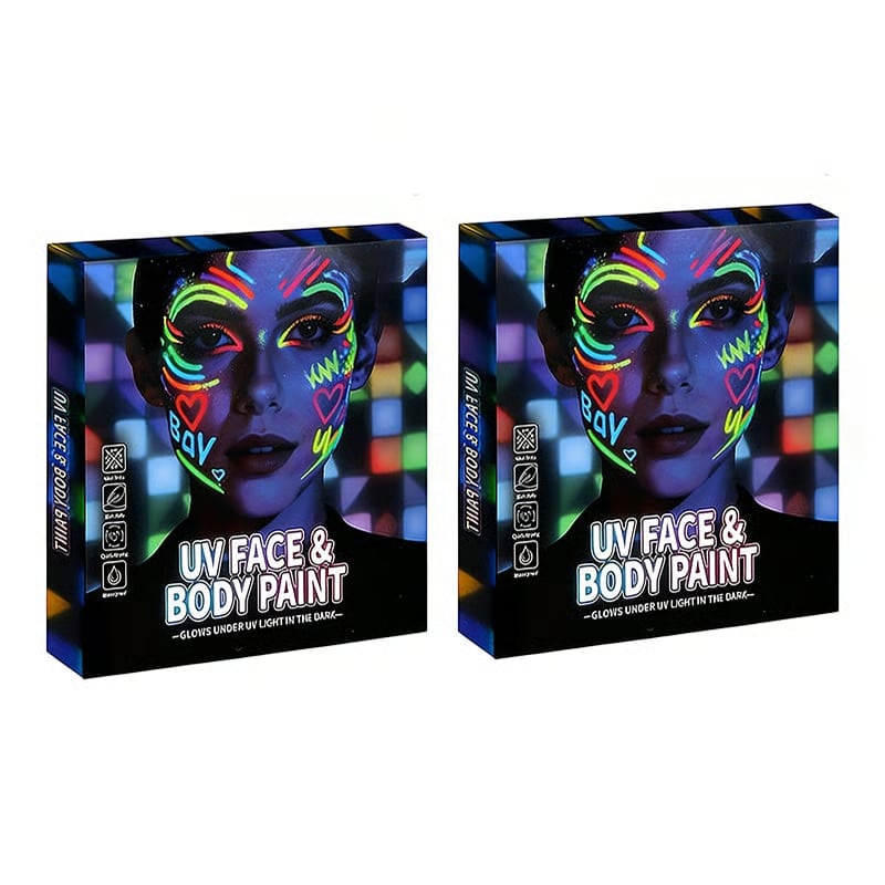 UV Neon Face Paint Markers 12 Colors