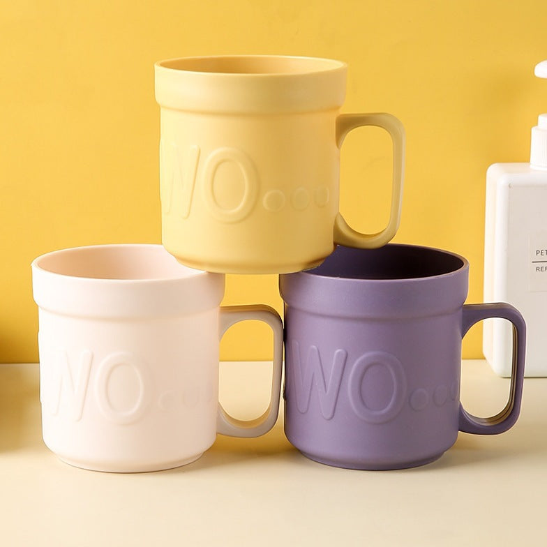 High-value wash cup, household toothbrush cup, couple toothbrush cup, 3D letter toothbrush cup, student dormitory cup