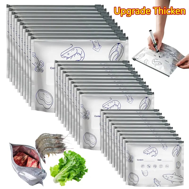 Reusable Aluminum Foil Sealable Storage Bags