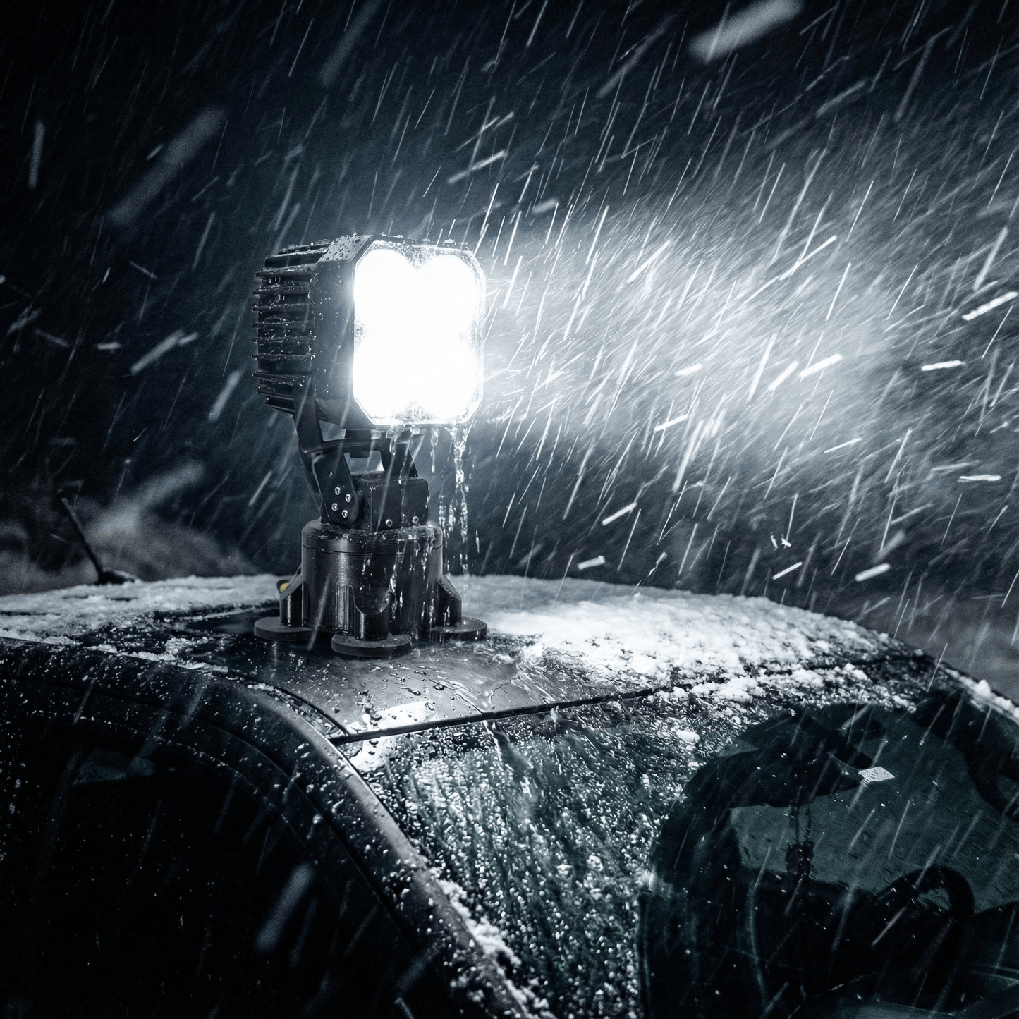 Motorized Remote Control Laser LED Searchlight