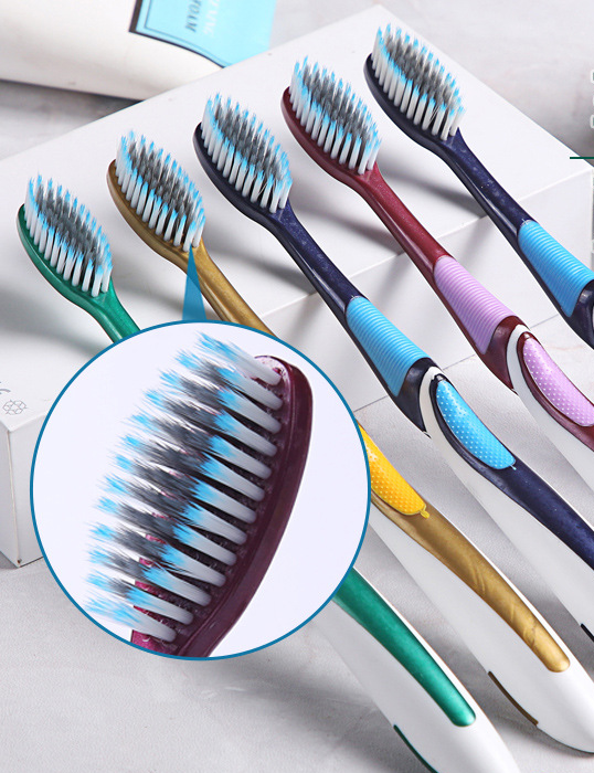 High-quality toothbrush wholesale, fine bristles, soft bristles, adult large-head toothbrushes, individually packaged, high-density bristles.