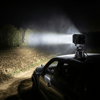 Motorized Remote Control Laser LED Searchlight