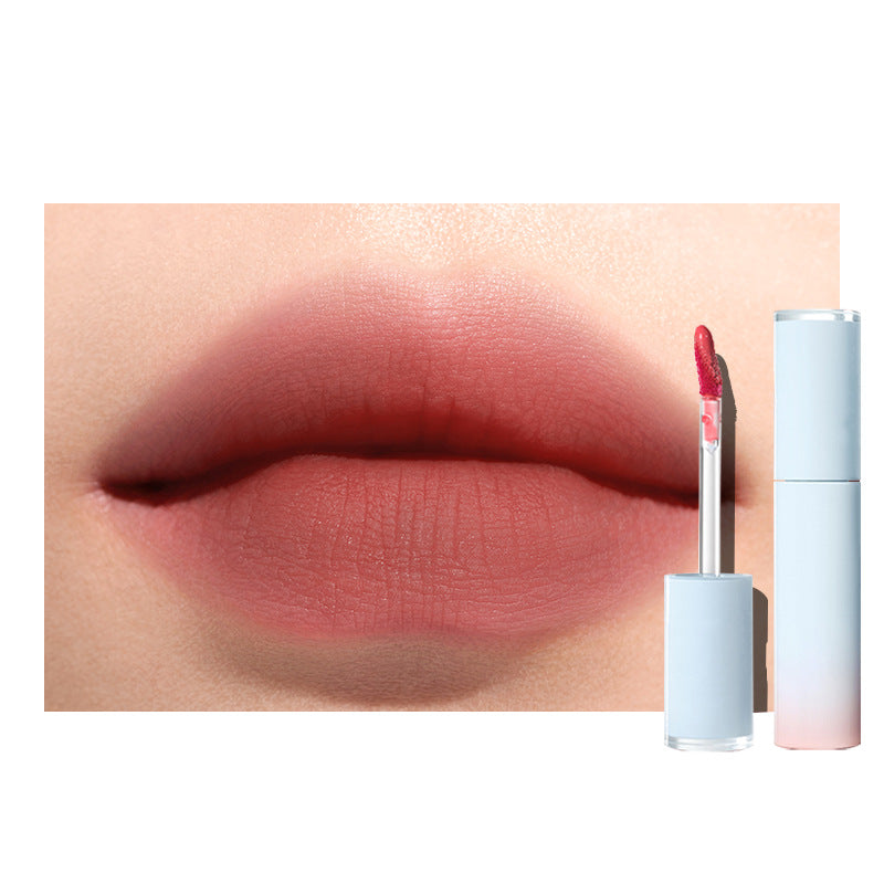 Watery, non-sticky, long-lasting matte lip mud for women