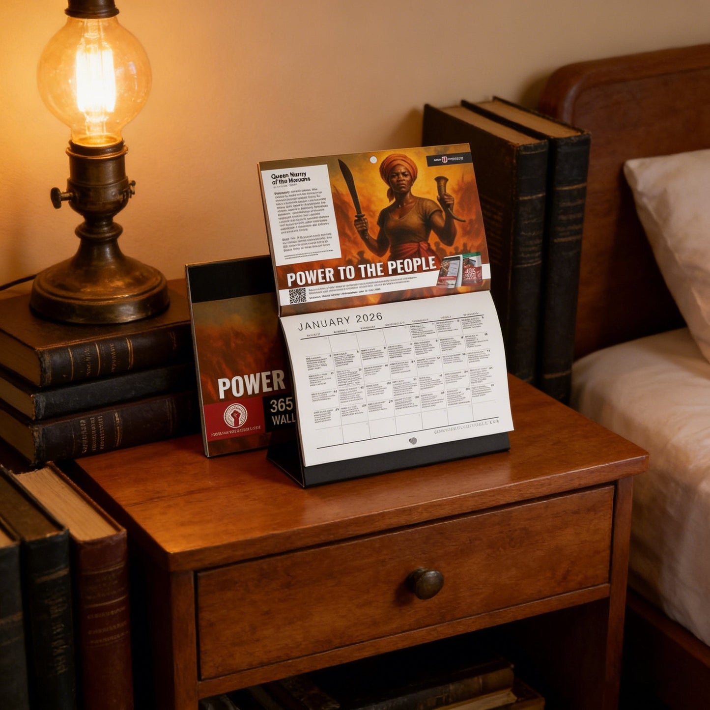 📅2026 Calendar Black History 365 Facts Power to the People✊🏾