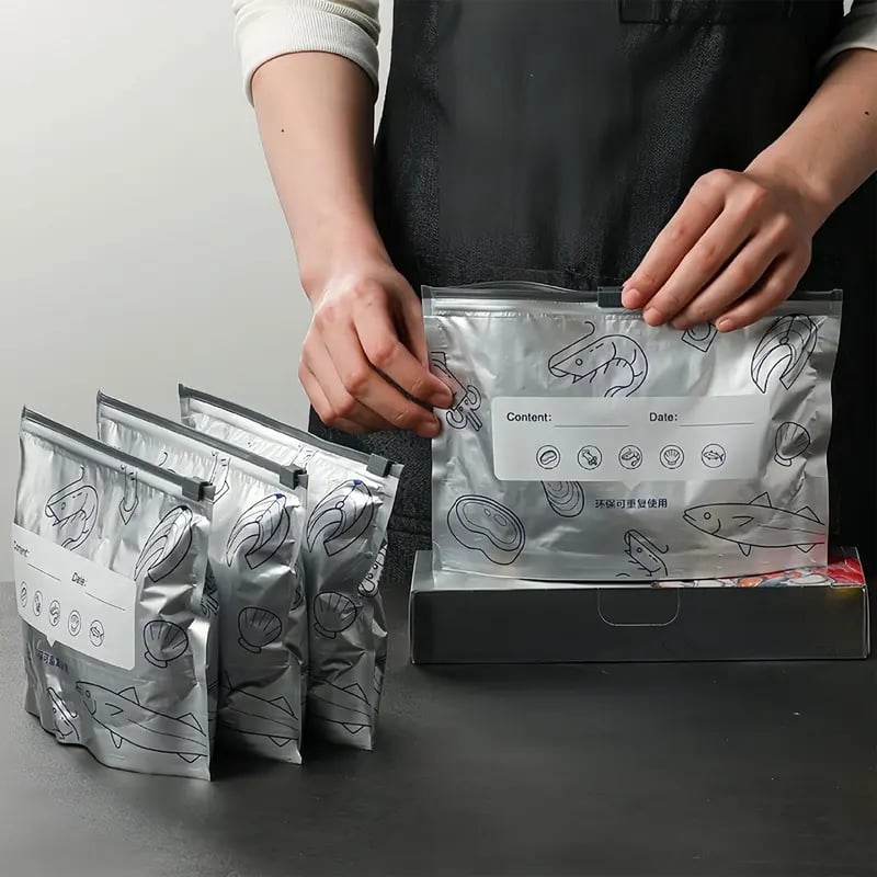 Reusable Aluminum Foil Sealable Storage Bags