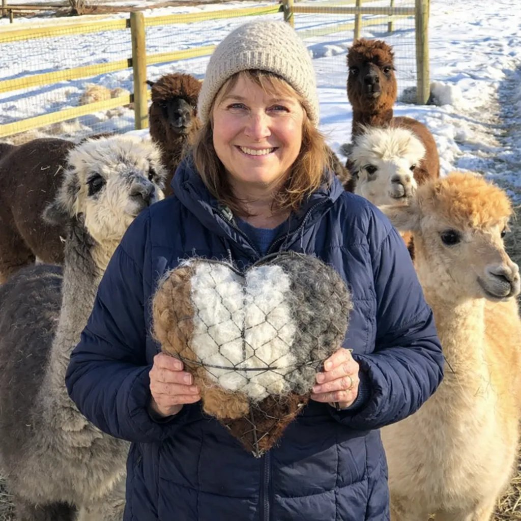 🔥LAST DAY 49% OFF - 🕊️🏡Handmade Natural Alpaca Fiber Bird Nesting Heart❤️A Cozy Gift for Birds