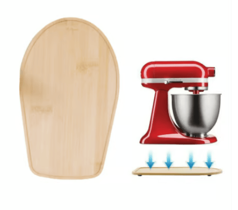 🔥🔥 Handmade Bamboo Mixer Mobile Tray, Waterproof, Anti-Slip & Corrosion-Resistant