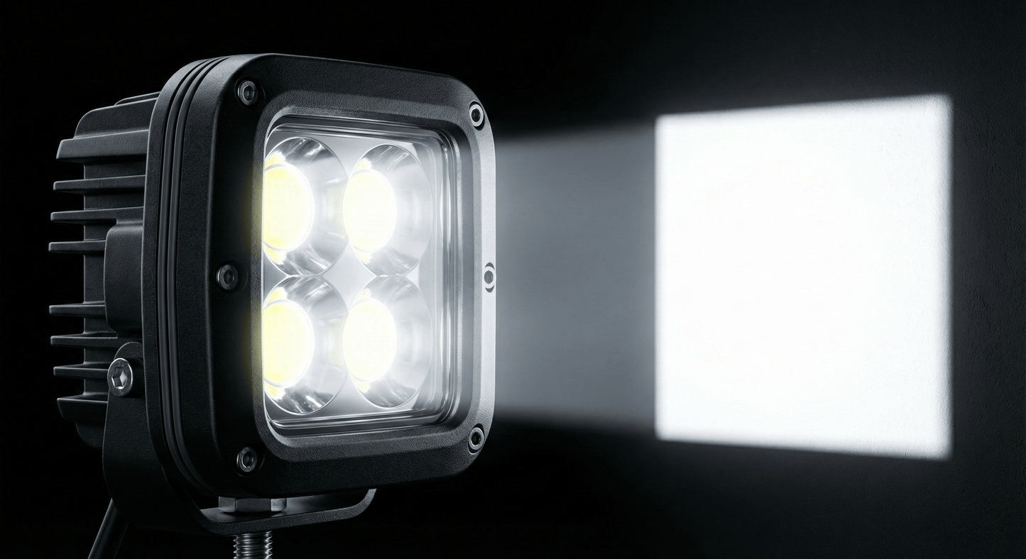 Motorized Remote Control Laser LED Searchlight