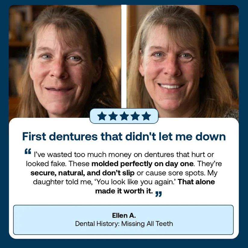 🌎 OOVOOL™ Custom-Fit Dentures ⏰ ENDS TODAY • 70% OFF | Smile with Confidence